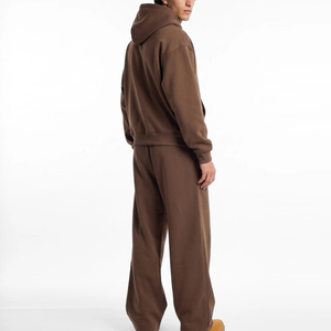 Survêtements d'hiver personnalisés en molleton de coton épais et respirant pour hommes, de haute qualité - Product Image 2