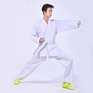 IJF Approved Professional Judo Gi Uniform White Blue Cotton Judo Kimono Competition Grade Reinforced Stitching Manufacturer - Product Image 6
