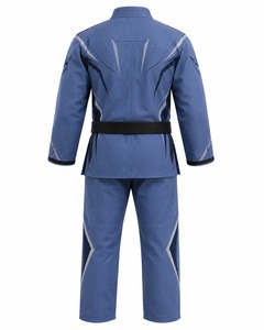 Kimono de BJJ Azul Unisex para Adultos, Corte Regular, Transpirable, Ropa de Artes Marciales Ligera, Kit de Judo de Alto Rendimiento - Product Image 2