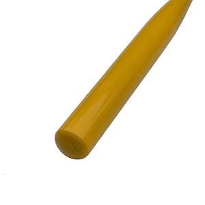 Batte de baseball en bois massif jaune avec poignée antidérapante, batte en bois pour les jeunes et les adultes, pour les jeux de pratique récréatifs en famille dans la cour - Product Image 2