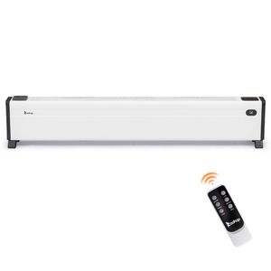 Elemento Riscaldante in Mica da 48 Pollici, Stufetta Elettrica da 1500W, 3 Impostazioni di Calore, Telecomando, Timer 12H, Umidificatore Integrato, Spina USA - Product Image 1