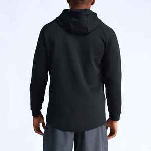Wholesale Men's Winter Polyester Hoodies <b>Elastic</b> Long Sleeves Quick Drying Sportswear Running Riding Fitness Breathable - Product Image 3