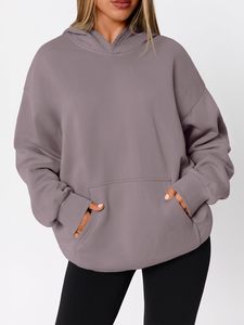 Sudaderas con capucha cortavientos transpirables para mujer, estilo oversize, antiencogimiento, ajuste holgado, diseños OEM, doble capa para mujer - Product Image 6