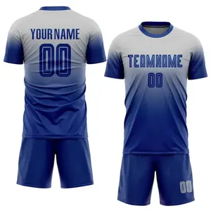 Conjunto de Uniforme de Fútbol Sublimado, Camiseta y Pantalones Cortos Personalizados, Ropa Deportiva de Equipo Transpirable de Secado Rápido - Product Image 6