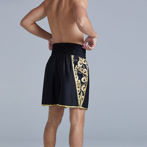 Pantalones Cortos de Boxeo de Satén, Pantalones Cortos de Entrenamiento Profesionales, Fabricante de Ropa Deportiva, Pantalones Cortos de Muay Thai - Product Image 3