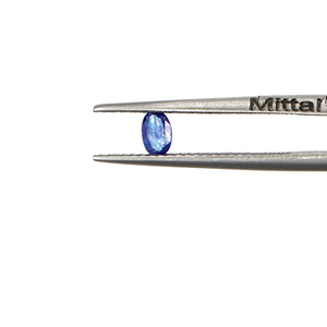 Zafiro azul natural de Bangkok, calibrado, facetado, ovalado, 3x5 mm, piedra preciosa de zafiro azul natural suelta para la fabricación de joyas. - Product Image 2