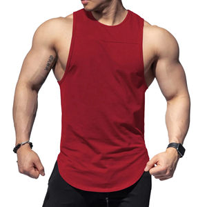 Custom Eco-Friendly <b>White</b> Tank <b>Top</b> for Men Quick Dry Fitnesswear Anti-Static Summer Sportswear Plus Size Breathable Gym Clothing - Product Image 4