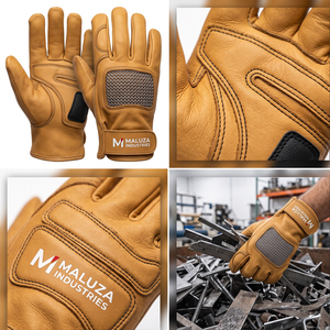 Custom OEM ODM Shockproof TPR Knuckle Mechanic <b>Gloves</b> Reinforced Cuff <b>Moisture</b>-Wicking Heavy Duty Anti-Slip Grip Wear <b>Gloves</b> - Product Image 6