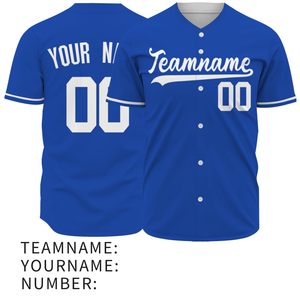Custom Breathable Moisture Wicking Heat-Transfer Printed Baseball Jerseys 100% Polyester Team Uniforms Logo Embroidery Button - Product Image 6