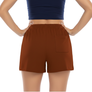 กางเกงขาสั้นผู้หญิงผ้าฝ้าย 100% น้ำหนักเบา เป็นมิตรกับสิ่งแวดล้อม ทรงปกติ สำหรับฤดูร้อน เนื้อผ้านุ่ม ระบายอากาศดี สไตล์ฮิต ทันสมัย รับสั่งซื้อจำนวนมาก - Product Image 5