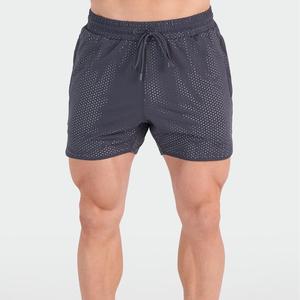 Pantalones Cortos Deportivos Transpirables de Secado Rápido para Hombre, de Alta Calidad, para Verano, para Gimnasio, Baloncesto, con Logotipo Personalizado, Malla Sólida, Ropa Casual - Product Image 1