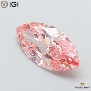Diamant de laboratoire CVD de 6,01 carats, clarté VS2, couleur rose vif fantaisie, taille marquise, avec certificat IGI pour bague personnalisée éternelle - Product Image 6