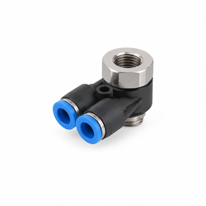 Conector Neumático Macho Roscado, Adaptador de Tubería Recta, Ensamblaje de Línea de Aire, Aleaciones de Acero Pulido y Mecanizado - Product Image 3