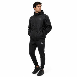 Men Outdoor Windproof Waterproof Windbreaker <b>Jacket</b> <b>Lightweight</b> Breathable Zip Up Hooded Sports Running Cycling Trekking <b>Jacket</b> - Product Image 2
