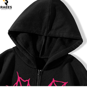Nouveaux sweats à capuche pour hommes tendance, sweats à capuche pour hommes avec motif de mâchoire de requin, veste unisexe à fermeture éclair intégrale, sweats à capuche pour garçons - Product Image 3