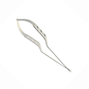 Ciseaux micro-ophtalmiques Yasargil 245 mm en acier inoxydable à pointes aiguisées, Castroviejo, manuels, classe I, usage hospitalier, OEM, chirurgicaux - Product Image 2