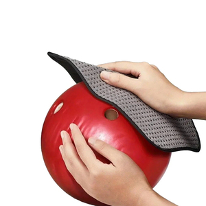 Bolsa de tela de microfibra duradera para pulir bolas de bolos, fácil de transportar, accesorio de limpieza para bolas de bolos - Product Image 1