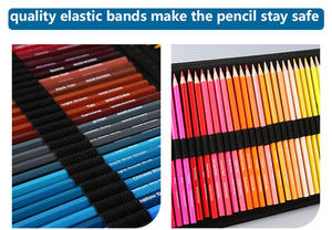 120 Pensil Warna Soft Core untuk Buku Mewarnai Dewasa, Menggambar, Sketsa, dan Shading dengan Kotak Resleting - Product Image 6