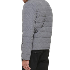 Mens Reversible Puffer Jacket Warm Double Side <b>Quilted</b> <b>Winter</b> Coat Casual Outdoor Wear Custom OEM ODM Bulk Manufacturing - Product Image 5