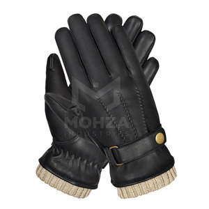 บริการ OEM ถุงมือหนังแบบเต็มนิ้ว ดีไซน์ใหม่ คุณภาพสูง สวมใส่สบาย รองรับหน้าจอสัมผัส เหมาะสำหรับเล่นกีฬา ใช้งานได้ทุกฤดู - Product Image 4