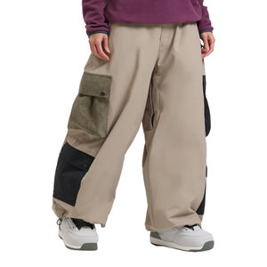 Pantalones de nieve de alta calidad para hombre, talla grande, con cierre de cremallera, transpirables, para esquí al aire libre, con bolsillos, pantalones holgados para esquí. - Product Image 4