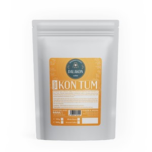 Dalakon Kon Tum Café de grano entero 500g Tostado ligero con cafeína Grado Premium Hecho en Vietnam - Product Image 1