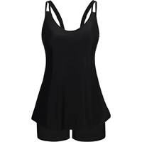 Maillot de bain une pièce grande taille pour femme, polyester/nylon, logo personnalisé, design avant, protection UV, séchage rapide, impression haute qualité – Offre Spéciale
