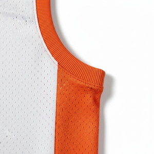 Maillot de basketball personnalisable respirant de haute qualité pour hommes et femmes, coupe athlétique sans manches en maille à séchage rapide pour l'été - Product Image 3