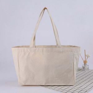 Sac fourre-tout sportif moyen en coton/toile avec logo personnalisé imprimé et longue bandoulière PRINT CASUAL - Product Image 5