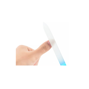 Precio de fábrica: Limas de uñas de cristal de colores, a granel, con punta afilada, logotipo personalizado, limas de cristal nano translúcidas para uñas naturales. - Product Image 2