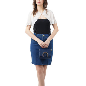 Fabrication en usine, nouvelle arrivée, jupe en jean pour femmes à manches longues, jupe en jean pour femmes sur mesure, vente en gros - Product Image 1