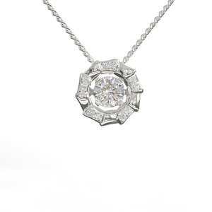 OEM K14 Cubic Zirconia Pendentif Collier pour Femmes Produit Chaud avec Or Jaune Rhodium Placage Nouvelle Collocation -DS01002 - Product Image 3