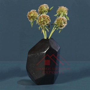 Vase à fleurs de table pour décorations pour la maison Vase à fleurs de table antique en or Hôtels et restaurants Bas prix Côté - Product Image 4