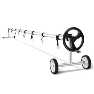 Ensemble de dérouleur de bâche solaire pour piscine creusée en aluminium, 22 pieds - Product Image 3