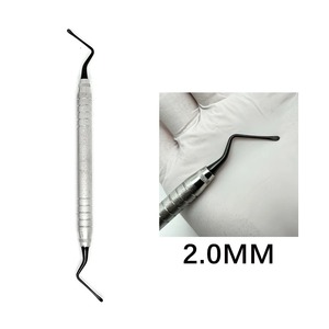 BAFA SURGICAL INSTRUMENTS Cuchara desincrustadora dental de doble punta con agarre ergonómico, 6 posiciones de mandíbula, instrumentos restauradores, sierra dentada - Product Image 3