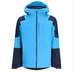 Veste de ski et de snowboard pour homme, personnalisée, pour les sports d'hiver, coupe-vent, imperméable, coque rigide avec fermeture éclair - Product Image 1