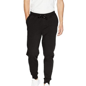 Trending Men's Straight Canvas <b>Trousers</b> Black Cotton Sweatpants Elastic Waist Casual Joggers Side Pockets Midweight Woven <b>Summer</b> - Product Image 5