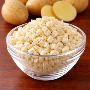 Cubos de Patata Liofilizados de Primera Calidad, 100% Vegetales, Snack Saludable, Listo para Comer, Cubos de Patata Crujientes - Product Image 1