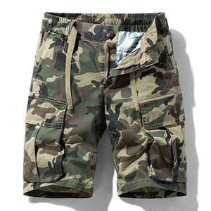 Summer Men <b>Camouflage</b> Cotton <b>Cargo</b> Shorts Men's Fashion Multi-pocket Casual Shorts Pants Outwear Breathable Joggers Shorts Male - Product Image 2