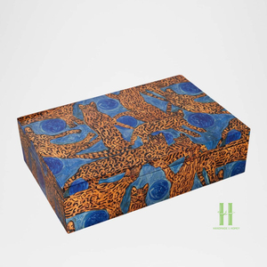 BEST PRICE Eco-Friendly Lacquer Organizer Box with Lid, Handcrafted Wooden Storage Box for Accessories Jewelry Home Use - Product Image 5