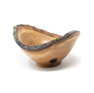 Bol de service en bois fait main de grande qualité, finition naturelle, pour une utilisation polyvalente, idéal pour la cuisine et la table. - Product Image 5