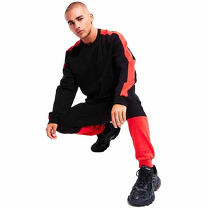 Conjunto Deportivo de Manga Larga para Hombre, 100% Algodón Grueso, Talla Grande, Transpirable, Diseño Moderno, Cuello Redondo, para Invierno - Product Image 4