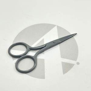 Ciseaux de couture et de broderie industriels en acier inoxydable en gros, ODM, lames multi-usages tranchantes, finition gris intégral - Product Image 4