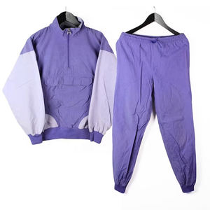 Conjunto Deportivo Personalizado para Hombre 2026, Chaqueta Cortavientos de Algodón, Chándal Impermeable de Alta Calidad, Nuevo Diseño, 2 Piezas - Product Image 1