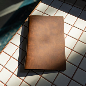 Menu de restaurant personnalisé en cuir imperméable classique de luxe ALM-0057 - Product Image 4