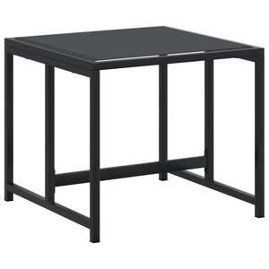 Conjunto de Comedor Plegable Grande para Jardín, Acero con Recubrimiento de Polvo Negro - Product Image 5
