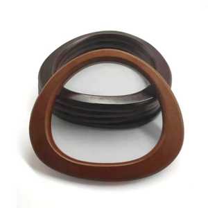 Asa Redonda de Madera Natural de Primera Calidad para Bolsos, Accesorios para Bolsos de Ganchillo DIY - Product Image 1