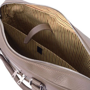 Bolso para portátil de cuero sostenible de alta calidad, resistente al viento, de secado rápido, con múltiples bolsillos, para uso diario, duradero. - Product Image 6