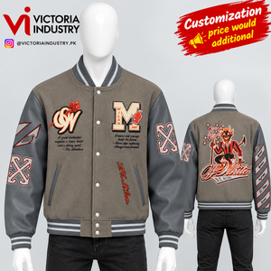 Chaqueta Letterman para Hombre, Personalizada, Estilo Varsity, con Parches Bordados en Chenille, Estilo Universitario, Económica, Ropa Urbana - Product Image 2
