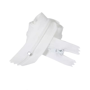 Cremallera de nailon de extremo cerrado personalizada con deslizador autoblocante para trajes antipolvo, faldas y accesorios de cremalleras de tela - Product Image 4